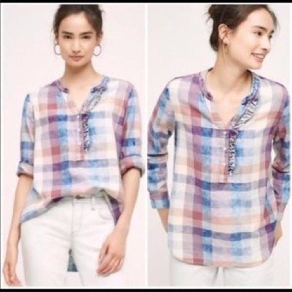 Anthropologie Plaid‎ Shirt